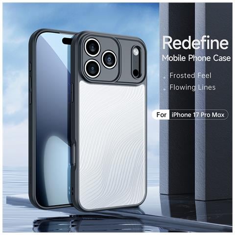 Cover per iPhone 17 Pro Max - TPU+PC, Nero - Foto 2