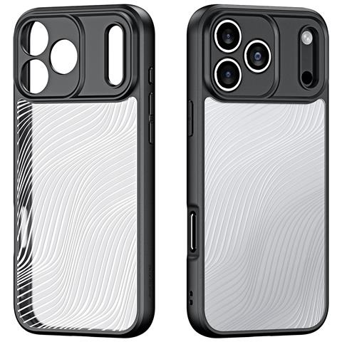 Cover per iPhone 17 Pro Max - TPU+PC, Nero - Foto 4