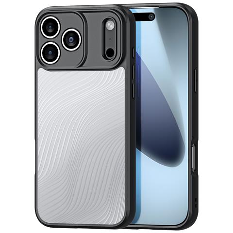 Cover per iPhone 17 Pro Max - TPU+PC, Nero - Foto 1