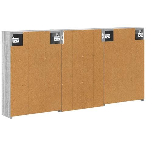 Set di Armadi da Bagno con lo scaffale 3 pcs 126 x 16 x 62.5 cm - Foto 9