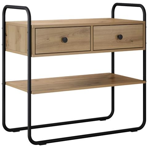 Tavolo consolle Rovere Artigianale 80 x 40 x 75 cm - Foto 1