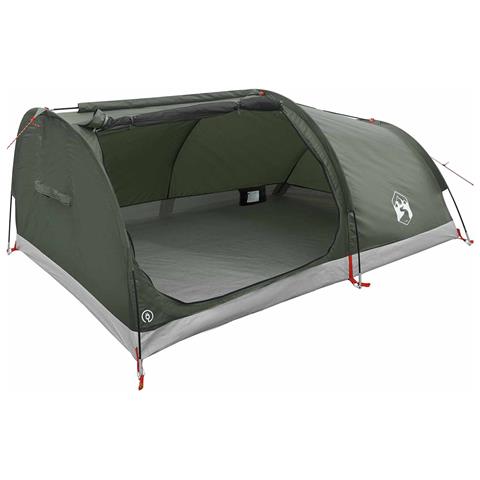 Tenda da Trekking Impermeabile 1 persona Verde militare - Foto 1