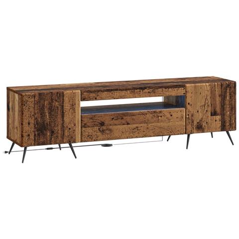 Mobile TV LED Legno antico Legno ingegnerizzato - Foto 1