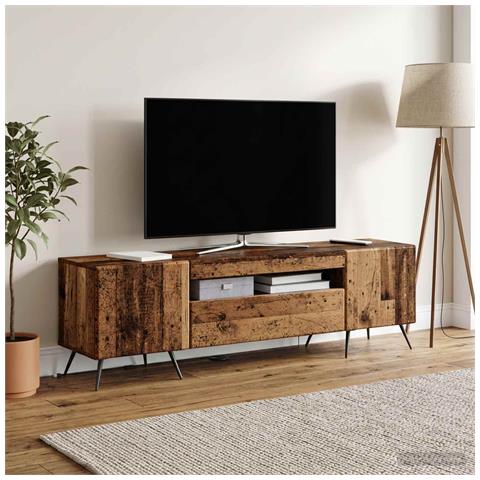 Mobile TV LED Legno antico Legno ingegnerizzato - Foto 2