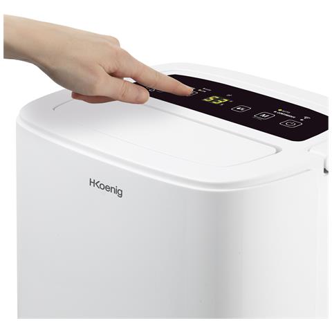 Deumidificatore d'aria portatile DSH520, 20L /giorno, telecomando, timer 24 ore, per ambienti fino a 25m², serbatoio 5L, 400W - Foto 2