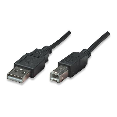 Cavo USB 2.0 A maschio / B maschio 1.8 m - Nero - Foto 2