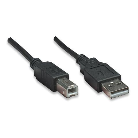 Cavo USB 2.0 A maschio / B maschio 1.8 m - Nero - Foto 1