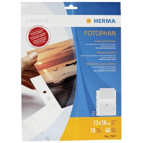 fotophan 13x18 10 fogli bianchi 7587 - Foto 1