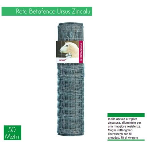 Rete in filo di acciaio a triplice zincatura per recinzione m 50xH 130 cm - Foto 2