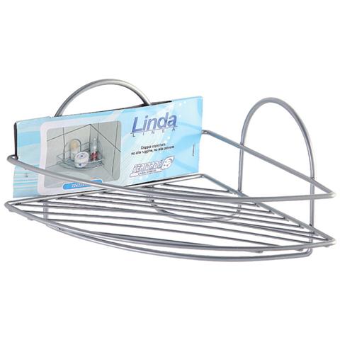 Mensola angolare 1 ripiano antipolvere e antiruggine serie Linda - Foto 1