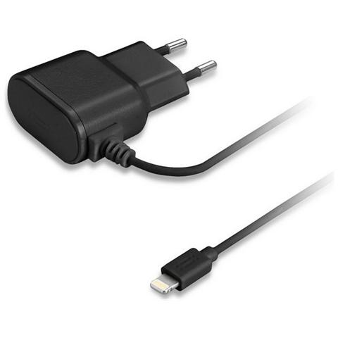 Apple Wall Charger 1A w / built-in Lightning cable 1,6m - Black - Foto 2