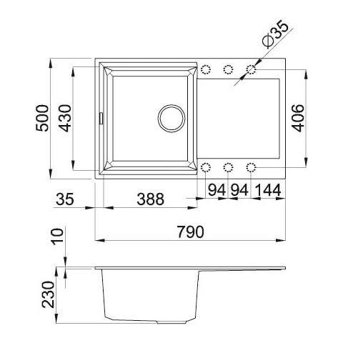 LAV. EASY 300 79x50 1VG BIANCO TITANO 68 BIANCO TI - Foto 2