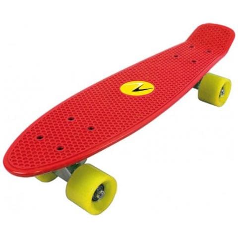 Skateboard Freedom Rosso Con Ruote Gialle Classe A 57x15,2 Cm - Foto 1