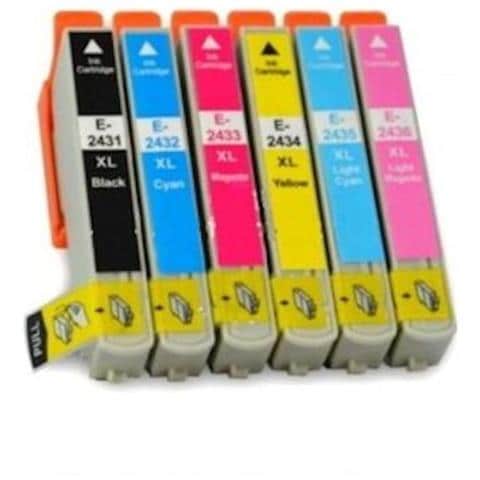 6 Cartucce Compatibili Epson T2431 T2438 Xl 1 Per Colore - Foto 4
