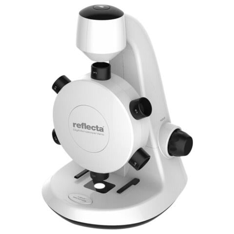 Microscopio Digitale Vario con Connessione USB Zoom 100x-600x Bianco - Foto 1