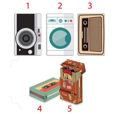 35 Fiammiferi Flip Top Old Style 4,5 Cm 1 Scatola Collezione Mod. 5 - Foto 1