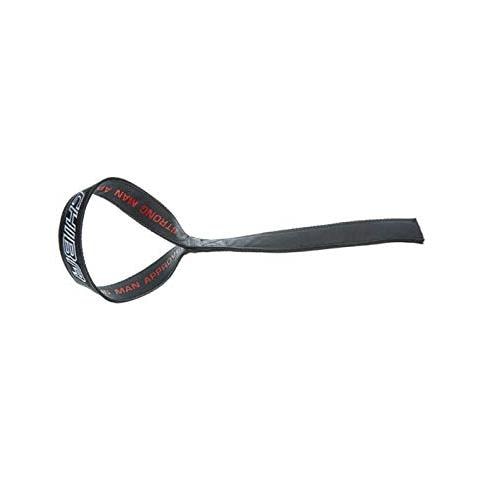 Trainingshilfe Strongman Powerstrap- Fascia Da Polso Per Sollevamento Pesi, Colore Nero, Taglia Unica - Foto 1