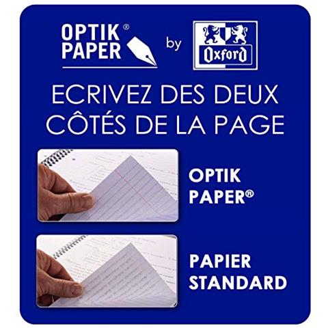 Oxford School Fogli Perforati Semplici A4, 21 X 29,7 Cm, 90 G, È Stato Coltivato Quadretti 500 Impagina - Foto 2
