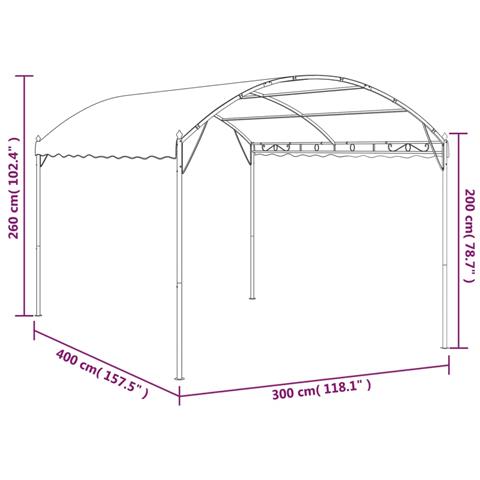 Tendalino Parasole 3x4 M Antracite - Foto 2