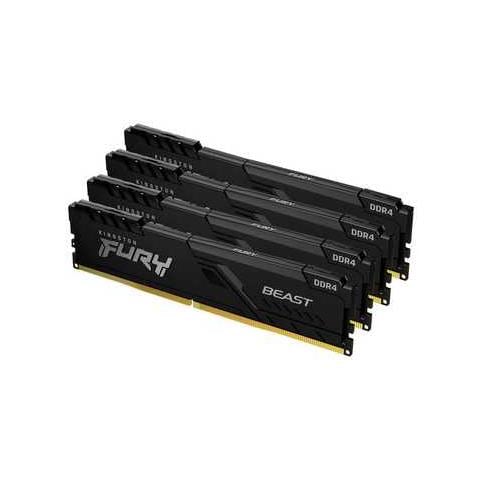 Memoria Dimm Fury Beast 64 GB (4x16 GB) DDR4 3200 MHz CL16 - Foto 1
