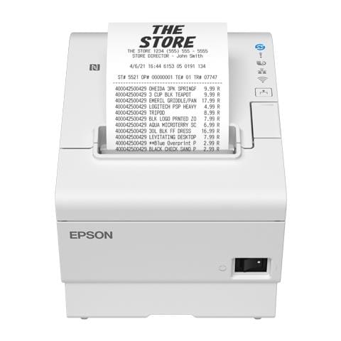 Epson TM-T88VII (111): USB, Ethernet, Serial, PS, White - Foto 1