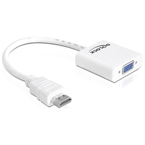 65346 19-p HDMI-A M 15-p VGA F Bianco cavo di interfaccia e adattatore - Foto 1