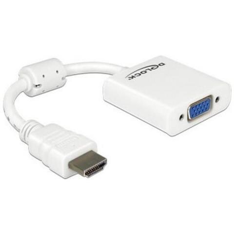 65346 19-p HDMI-A M 15-p VGA F Bianco cavo di interfaccia e adattatore - Foto 5