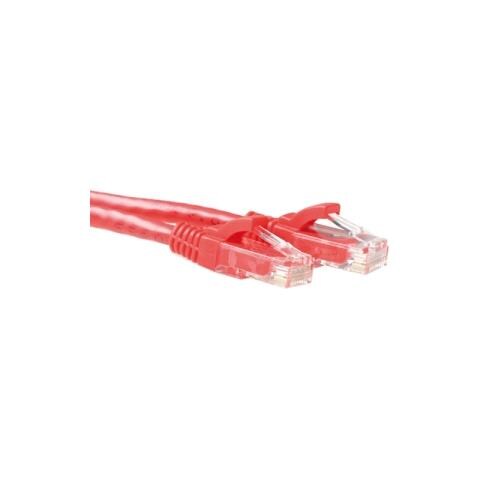 Cavo Rete - Categoria 6 - 1 m - 1 x RJ-45 Maschio Rete - 1 x RJ-45 Maschio Rete - Cavo patch - Rosso - Foto 1