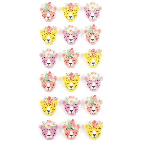 18 Mini Adesivi 3d Epossidici Pantera 2 Cm - Foto 1