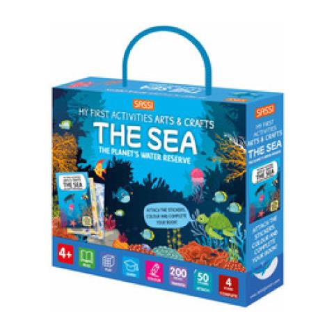 Matteo Gaule - The sea. My first activities arts & crafts. Ediz. a colori. Con 50 adesivi. Con 4 fondali. Con 200 trasferibili - Foto 1