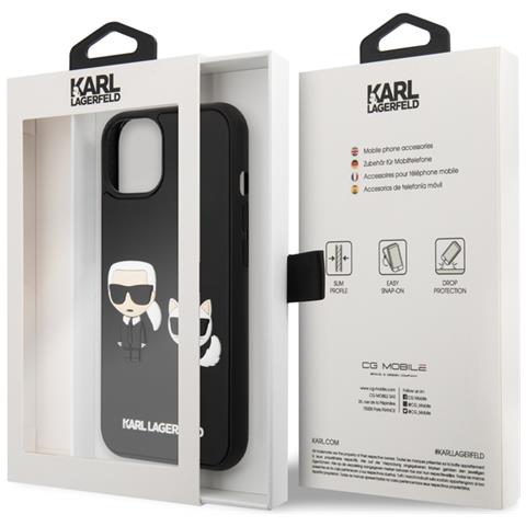 Cover And Choupette 3d Black, Fr Apple Iphone 14 Plus, Klhcp14m3drkck (klhcp14m3drkck) - Foto 3