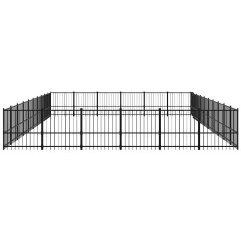 Gabbia Per Cani Da Esterno In Acciaio 56,45 M - Foto 2