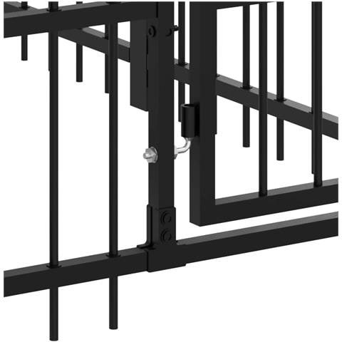 Gabbia Per Cani Da Esterno In Acciaio 56,45 M - Foto 5