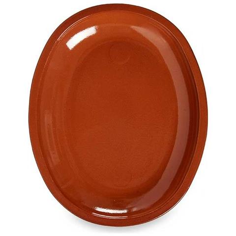 Pirofila Da Forno Argilla Cotta 6 Unità 24,5 X 3 X 30,5 Cm - Foto 2