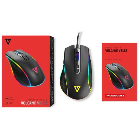 Mouse M-mc-veles-100 Nero Multicolore 12800 Dpi - Foto 2