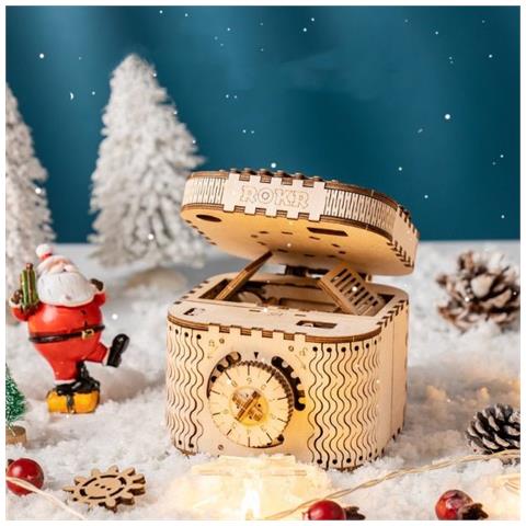 Puzzle 3d In Legno | Scatola Del Tesoro - Foto 2