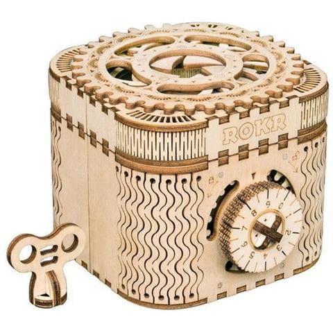 Puzzle 3d In Legno | Scatola Del Tesoro - Foto 1