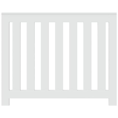 Copertura Termosifone Bianca 104x20x82 Cm In Legno Multistrato - Foto 3