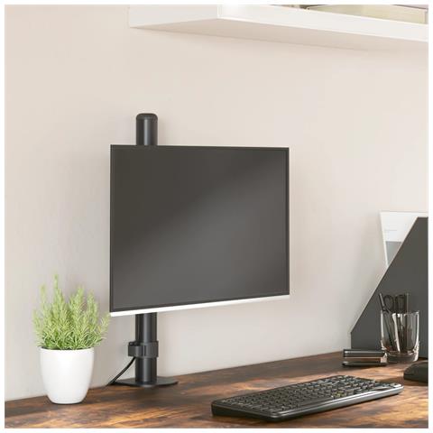 Supporto Per Monitor In Acciaio Nero Vesa 75/100 Mm - Foto 8