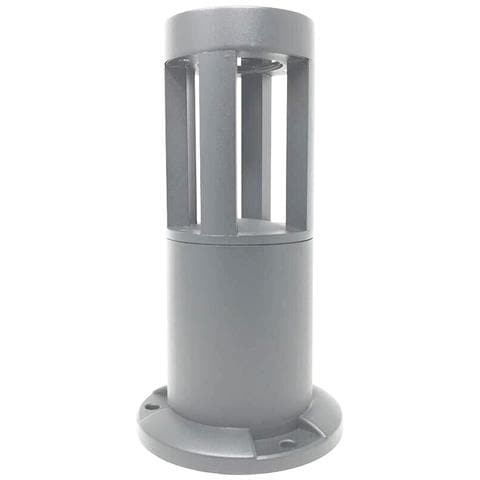 Lampioncino Da Terra Lampada 12 W Led Luce Naturale Lampione Grigio Per Giardino - Foto 2