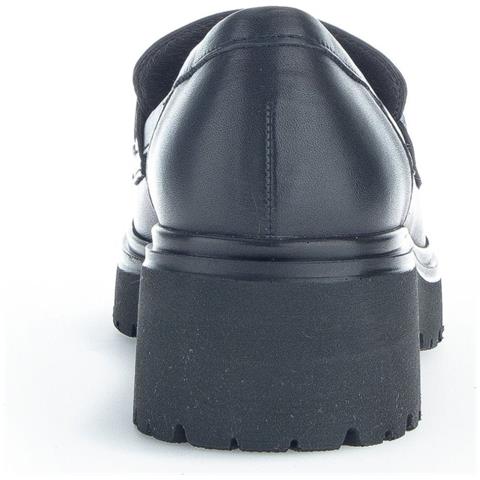 Schwarz Gold Matt Casual Closed Loafers Mocassino Pelle Scarpe Donna Nero Eu 38, 95.230.27 - Foto 3