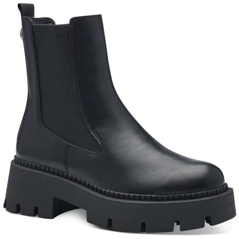 Black Casual Closed Booties Stivaletti Sintetico E Tessile Scarpe Donna Nero Eu 38, 1-25408-41 007 - Foto 1