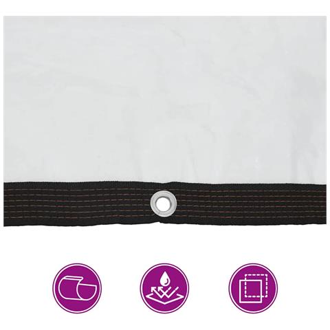 Telone Trasparente con Occhielli 1x4 m in Polietilene - Foto 2