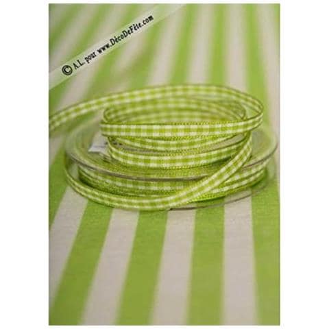 Nastro Raso Puntini Verde Chiaro 9,5mm 10mt - Foto 1