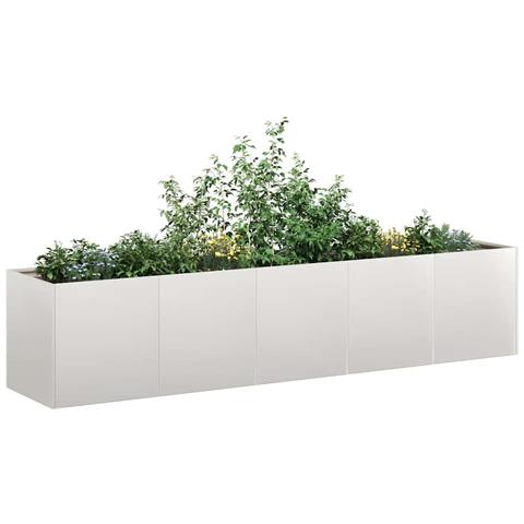 Fioriera 200x40x40 Cm In Acciaio Inox - Foto 1