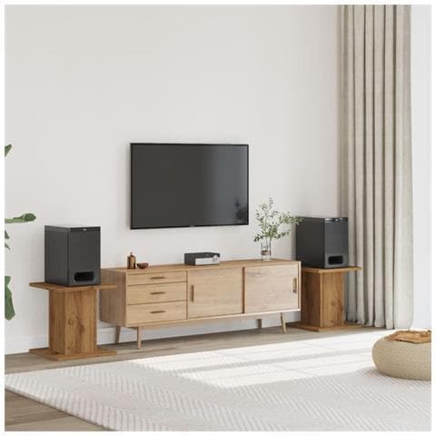Supporti Altoparlanti Rovere 30x30x40 cm Multistrato - Foto 1