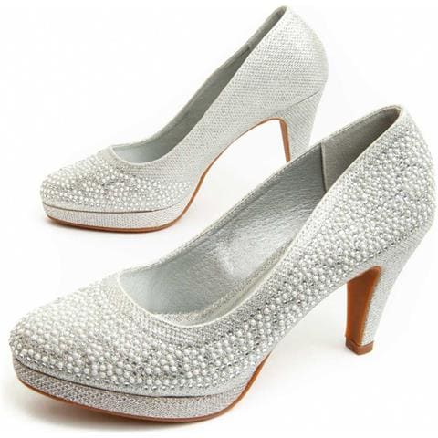 Scarpa Con Tacco Unne67 Argento. - Foto 1