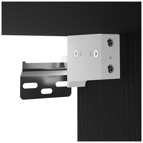 Mobile TV LED Nero Rovere 30,5x30x102 cm Legno ingegnerizzato - Foto 9