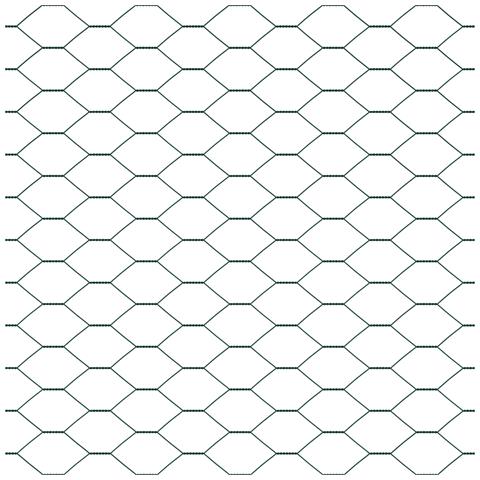 Recinzione Esagonale Verde 1x10 m Acciaio, Pali per Recinzione con Punta 7 pcs Ø32 mm 120 cm Acciaio Zincato - Foto 9