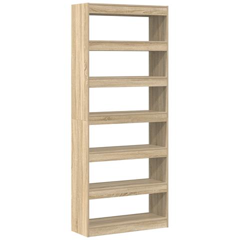 Libreria in Rovere Sonoma Legno ingegnerizzato 80 x 30 x 198 cm - Foto 1